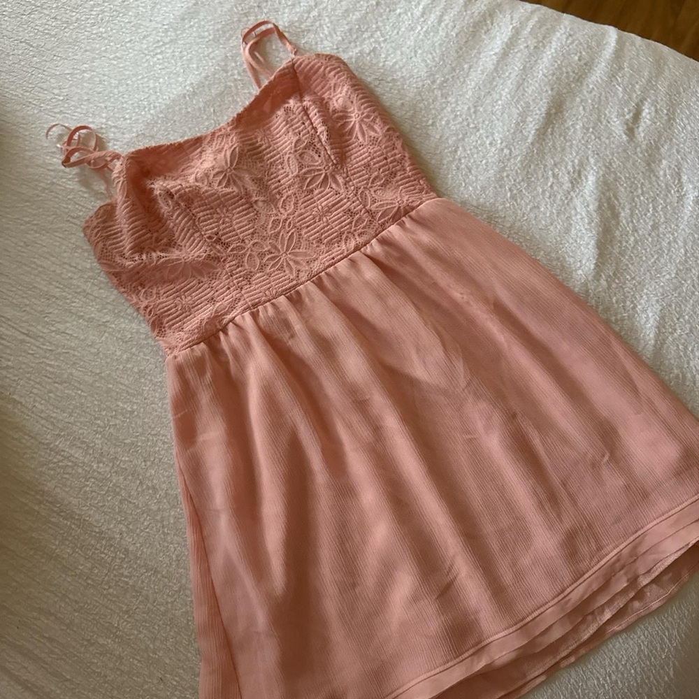 Princess Vera Wang Coral Lace Dress